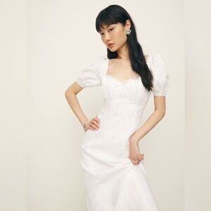 reformation Cherise Linen Dress